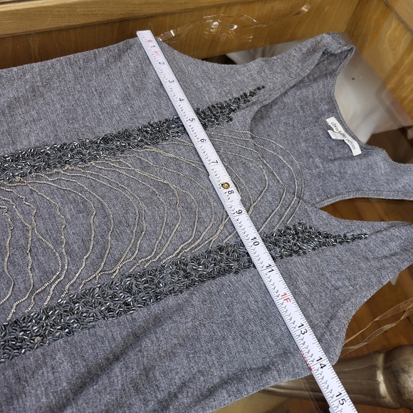 Charlotte Russe Beaded and Chains Adorned Tank Top - Picture 8 of 9